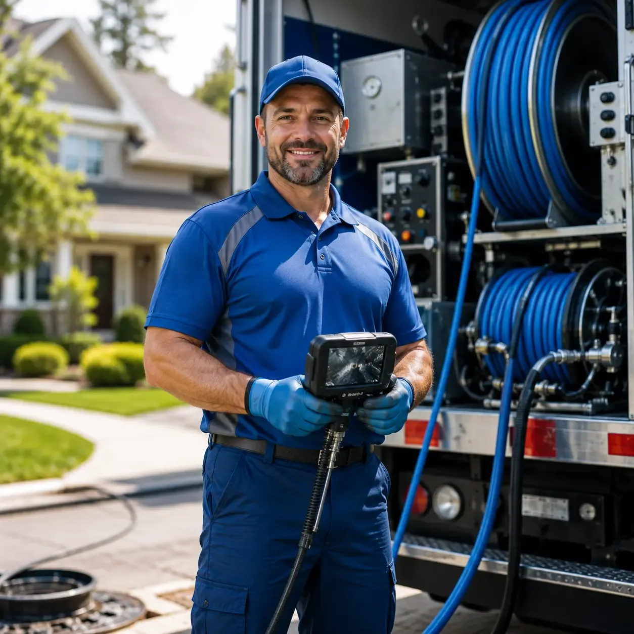 Local outdoor drain cleaning specialists in Cambridge, MN